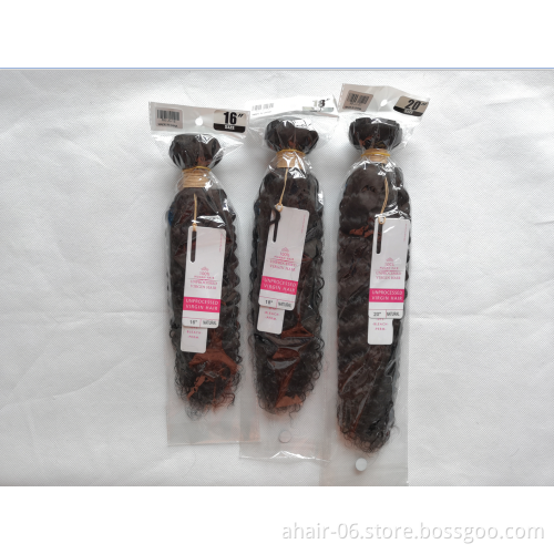 ALLRUN Hair 100% Real Human Virgin Mink Weave Chinese Hair Kinky Curly Bundles Baby Curl Human Hair